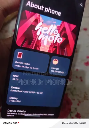 Motorola Edge 50 256 GB Pink