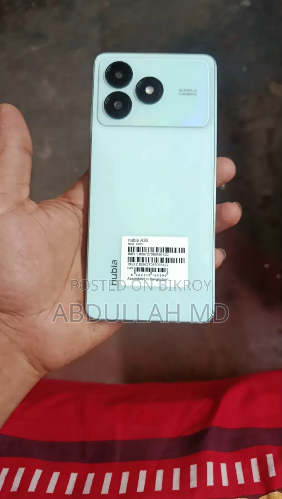 New ZTE Nubia Prague S 64 GB Blue