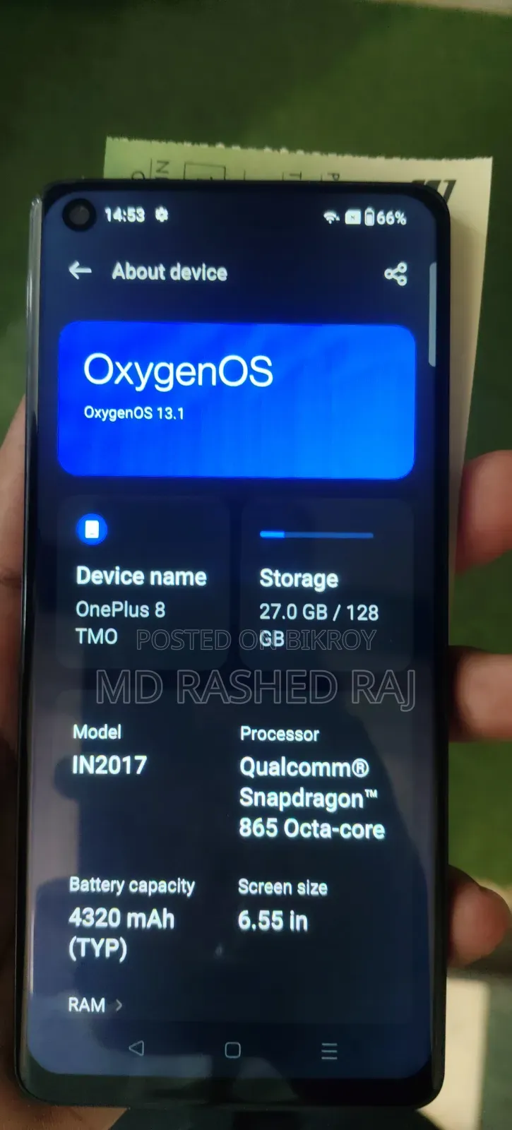 OnePlus 8T 128 GB Black