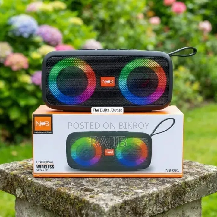  NB-051 Deep Bass RGB Wireless Bluetooth Speaker  