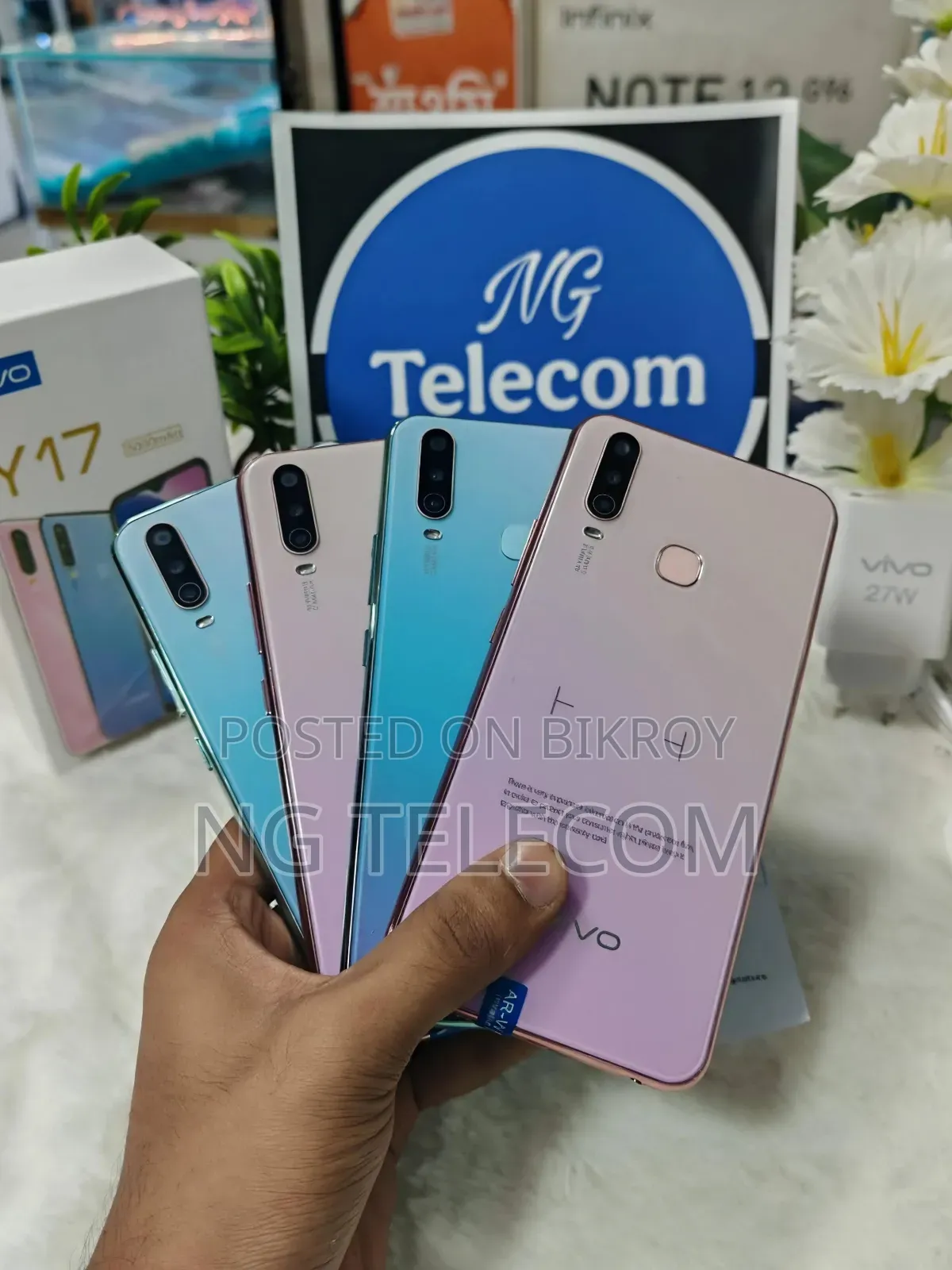 Vivo Y17 256 GB Blue