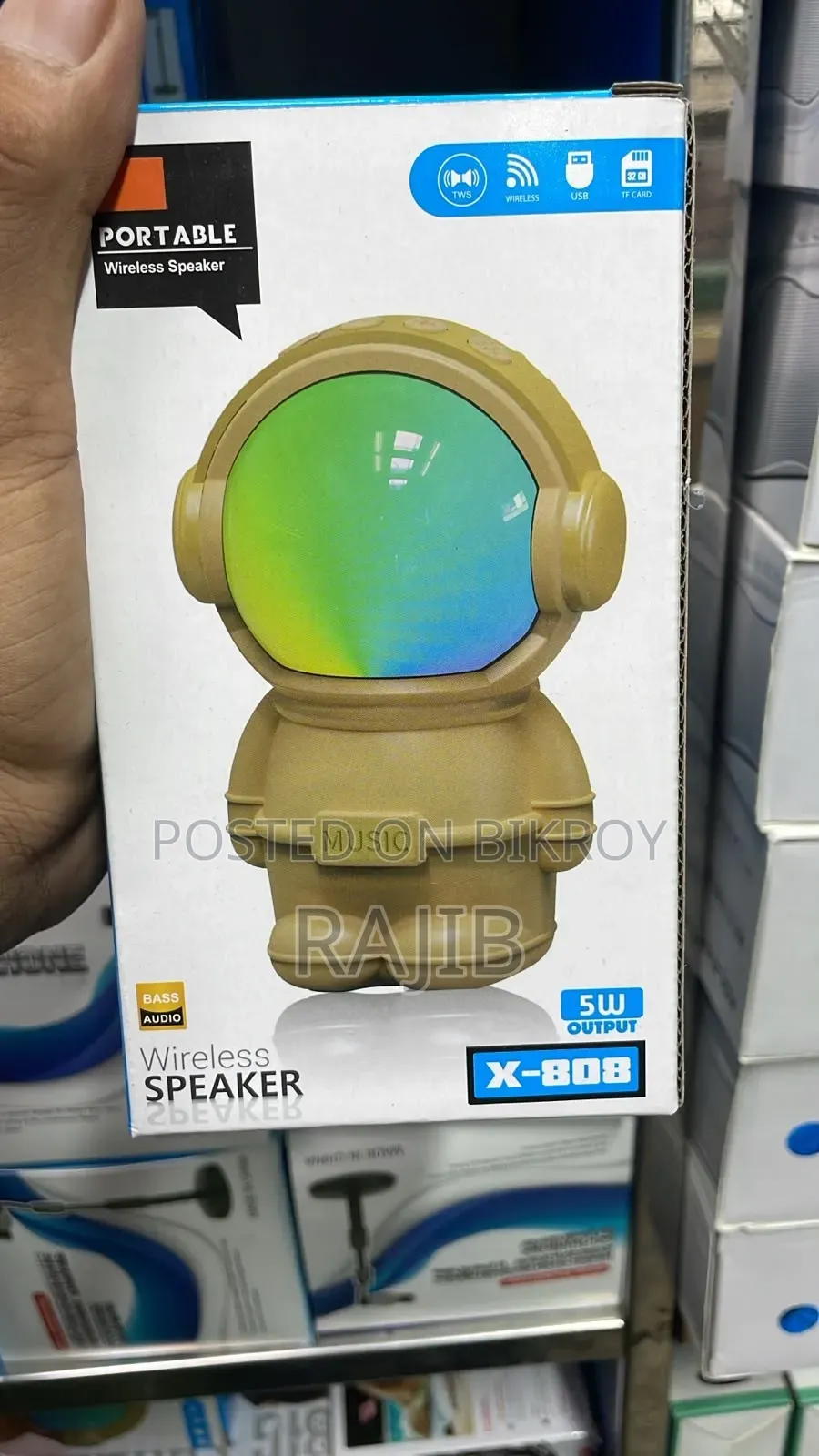 👨‍‍🚀 Astronaut Design X-808 Portable Wireless Speaker 🚀