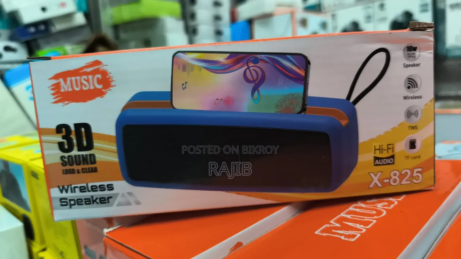 🎵 X-825 3D Sound Portable Wireless Speaker 🎶