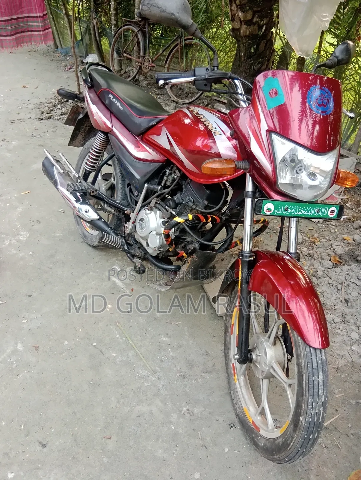 Bajaj Platina 100 2018 Red