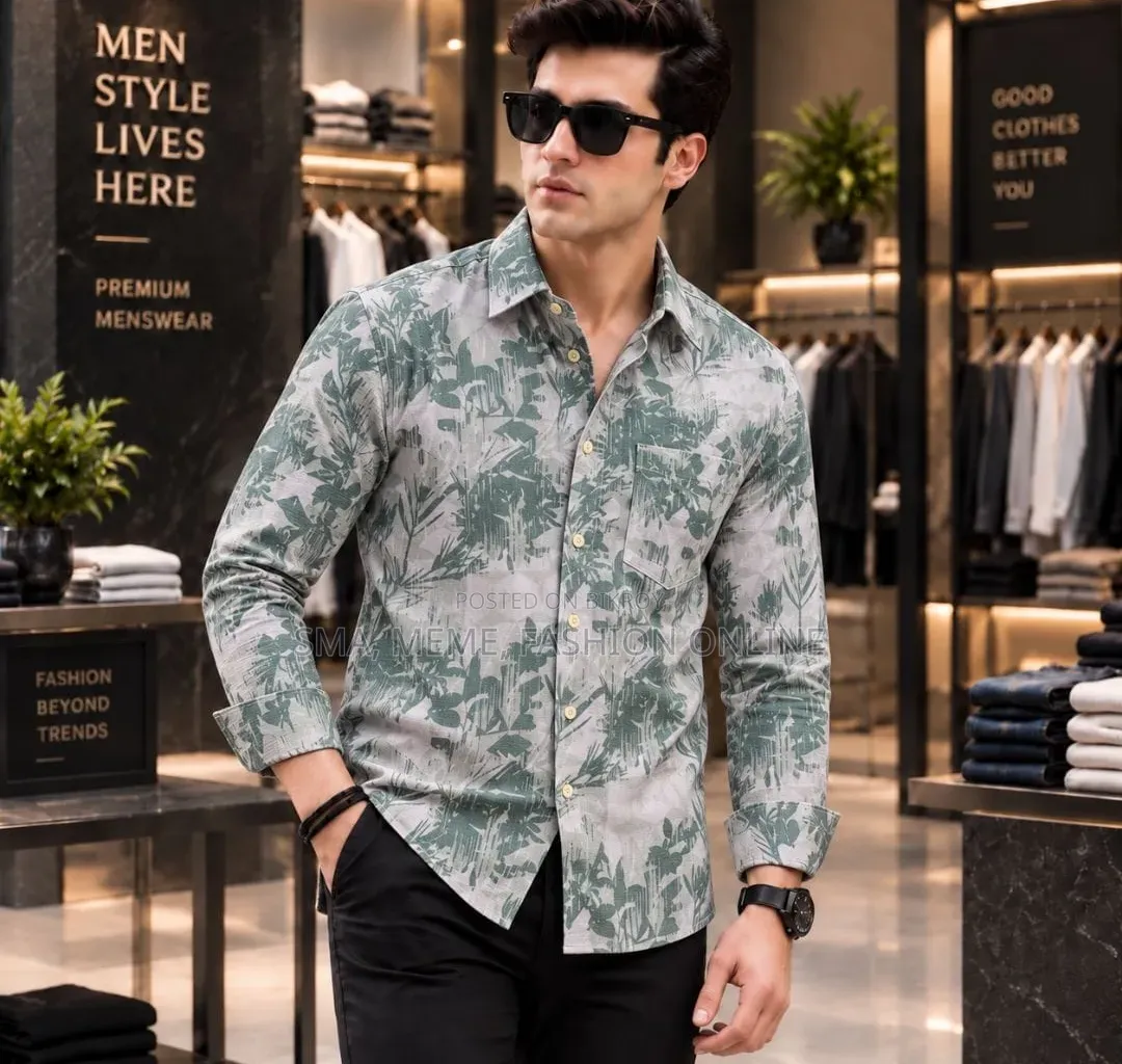 Premium China Jafran Fabrics Print Shirt