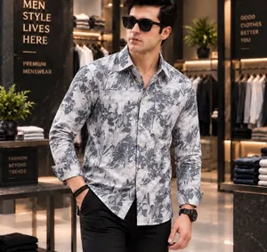 Premium China Jafran Fabrics Print Shirt