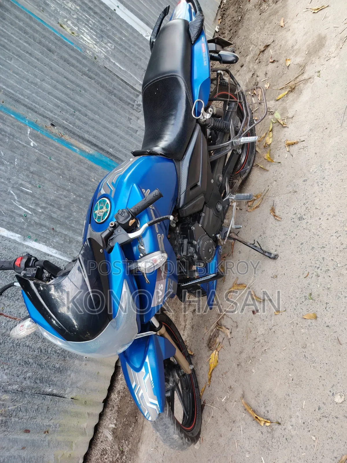 TVS Apache RTR 160 2V 2018 Blue
