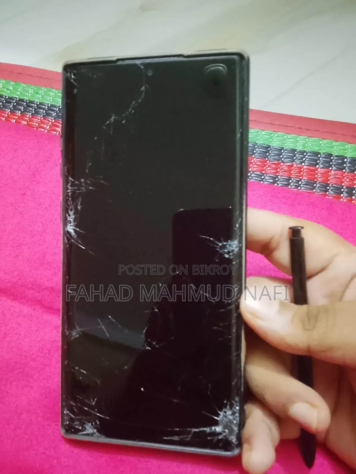 স্যামসাং গ্যালাক্সি নোট ১০ প্লাস ২৫৬ জিবি ব্ল্যাক