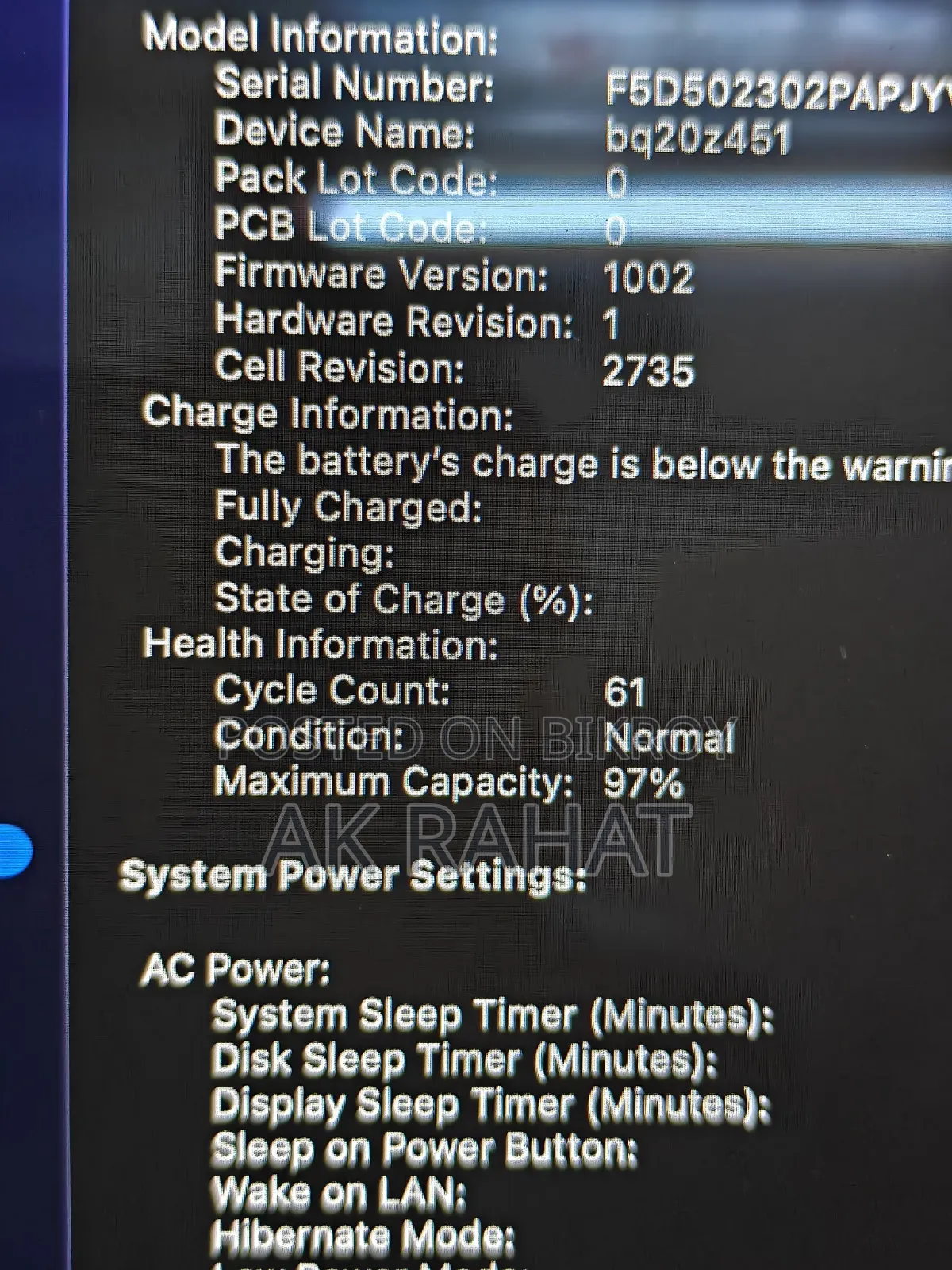 Laptop Apple MacBook Air 2020 8GB Apple M1 SSD 256GB