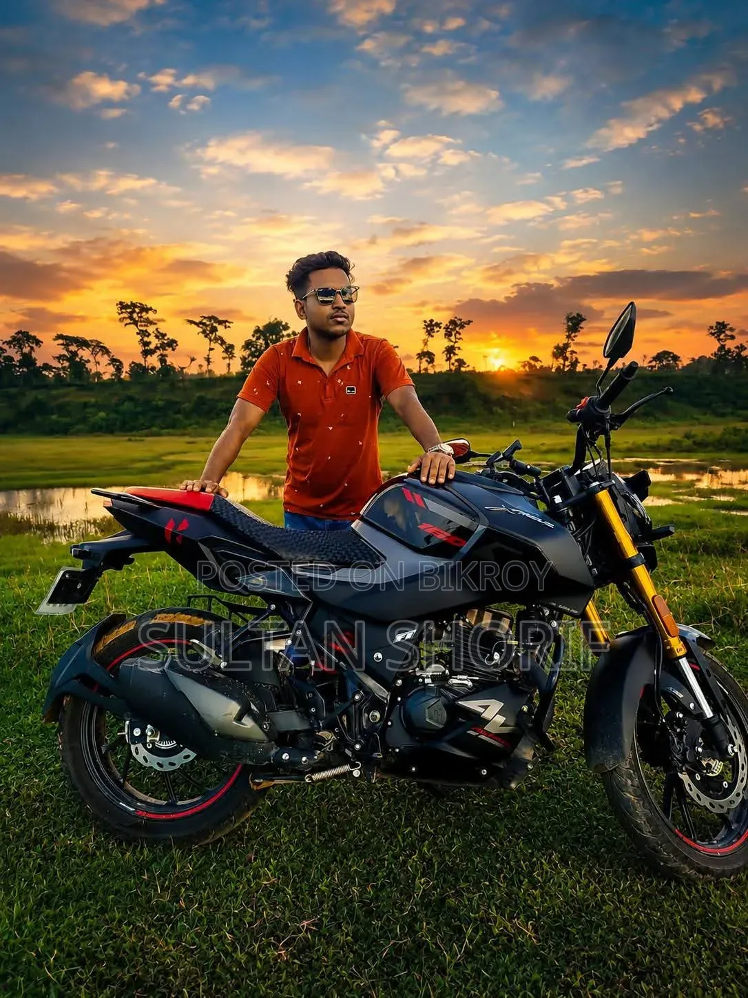 Hero Xtreme 160R 4V 2025 Black