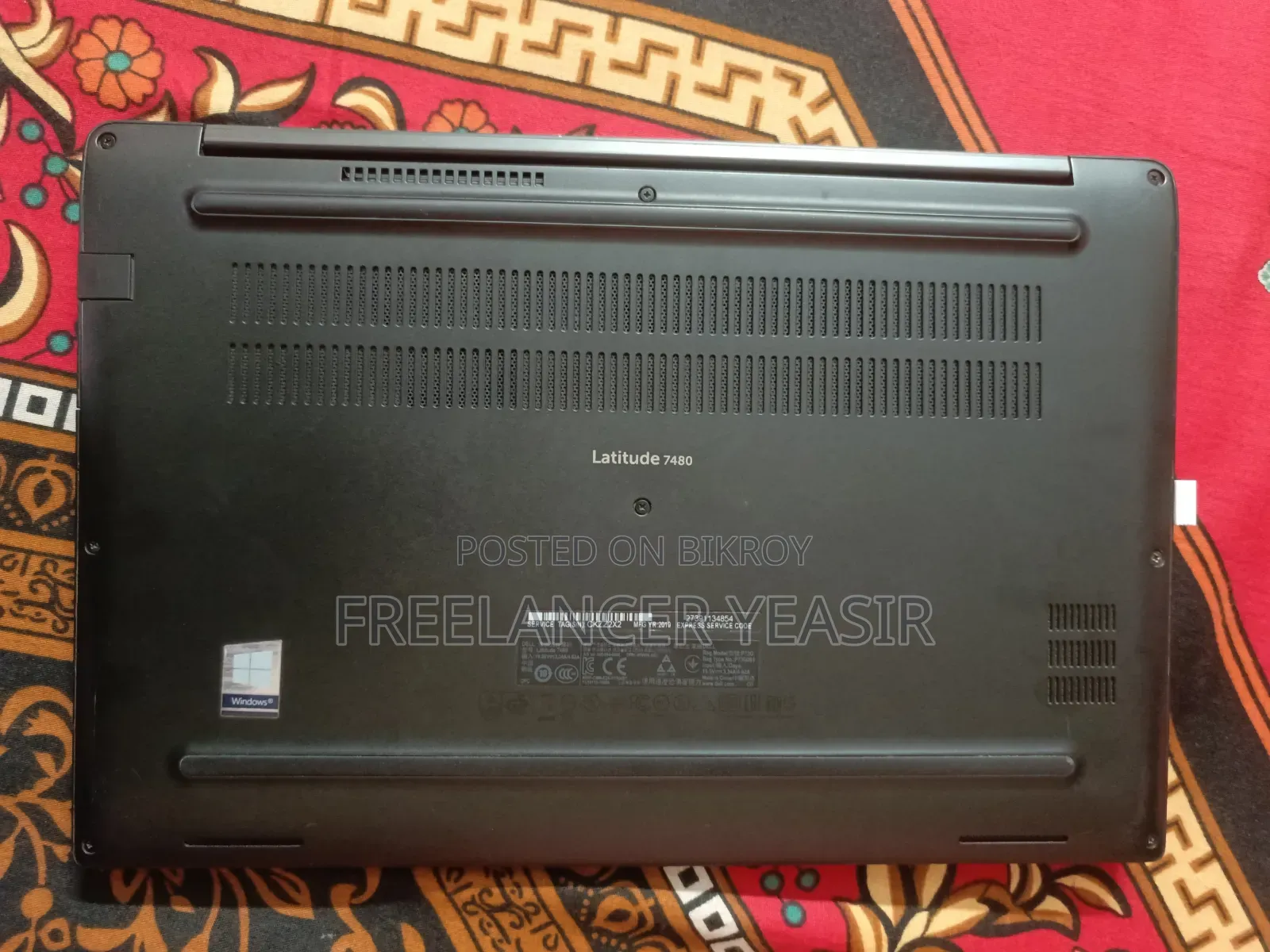 Laptop Dell Latitude 7480 8GB Intel Core i5 SSD 256GB