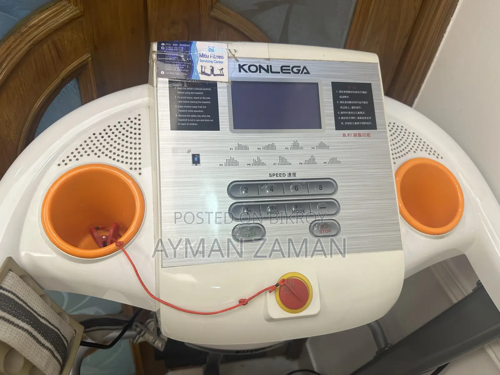KONLEGA Multi-Function Motorized Treadmill.