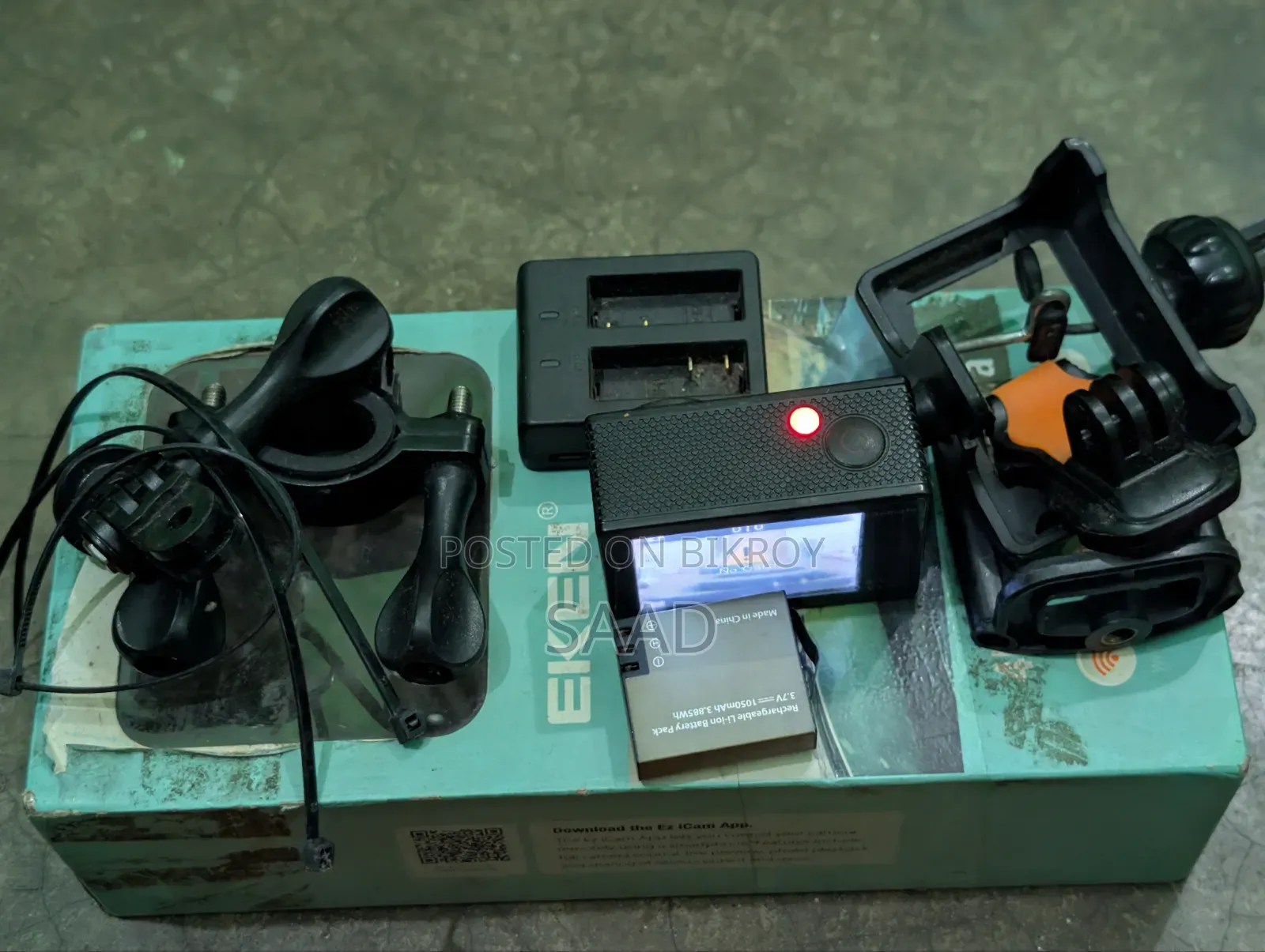 Action Camera 4k Original USA Imported with 2 batteries