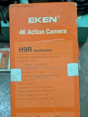 Action Camera 4k Original USA Imported with 2 batteries