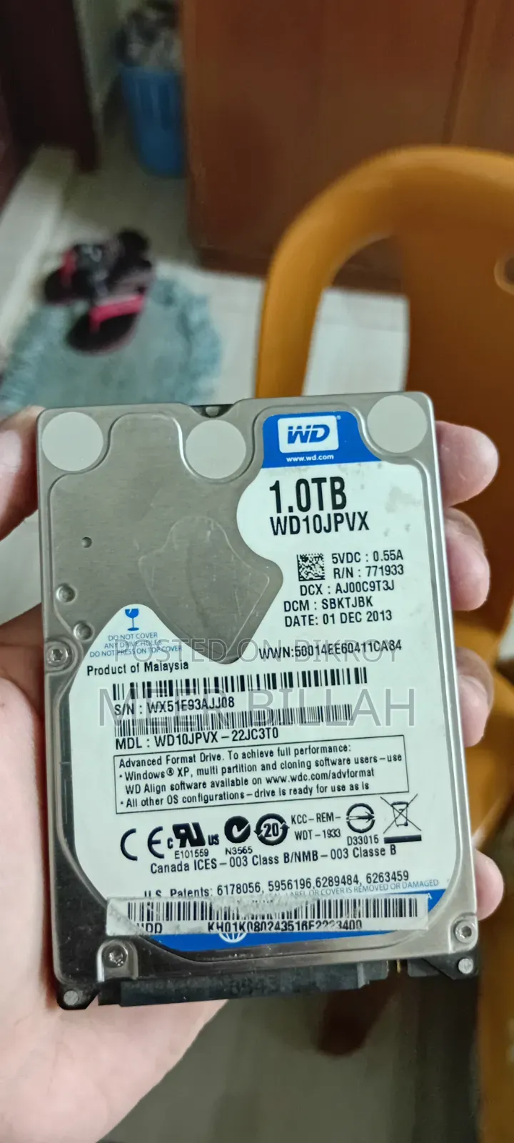 1 TB HDD (Hard Drive)
