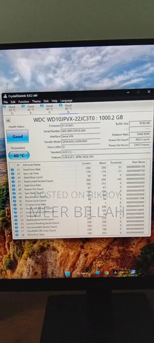 1 TB HDD (Hard Drive)