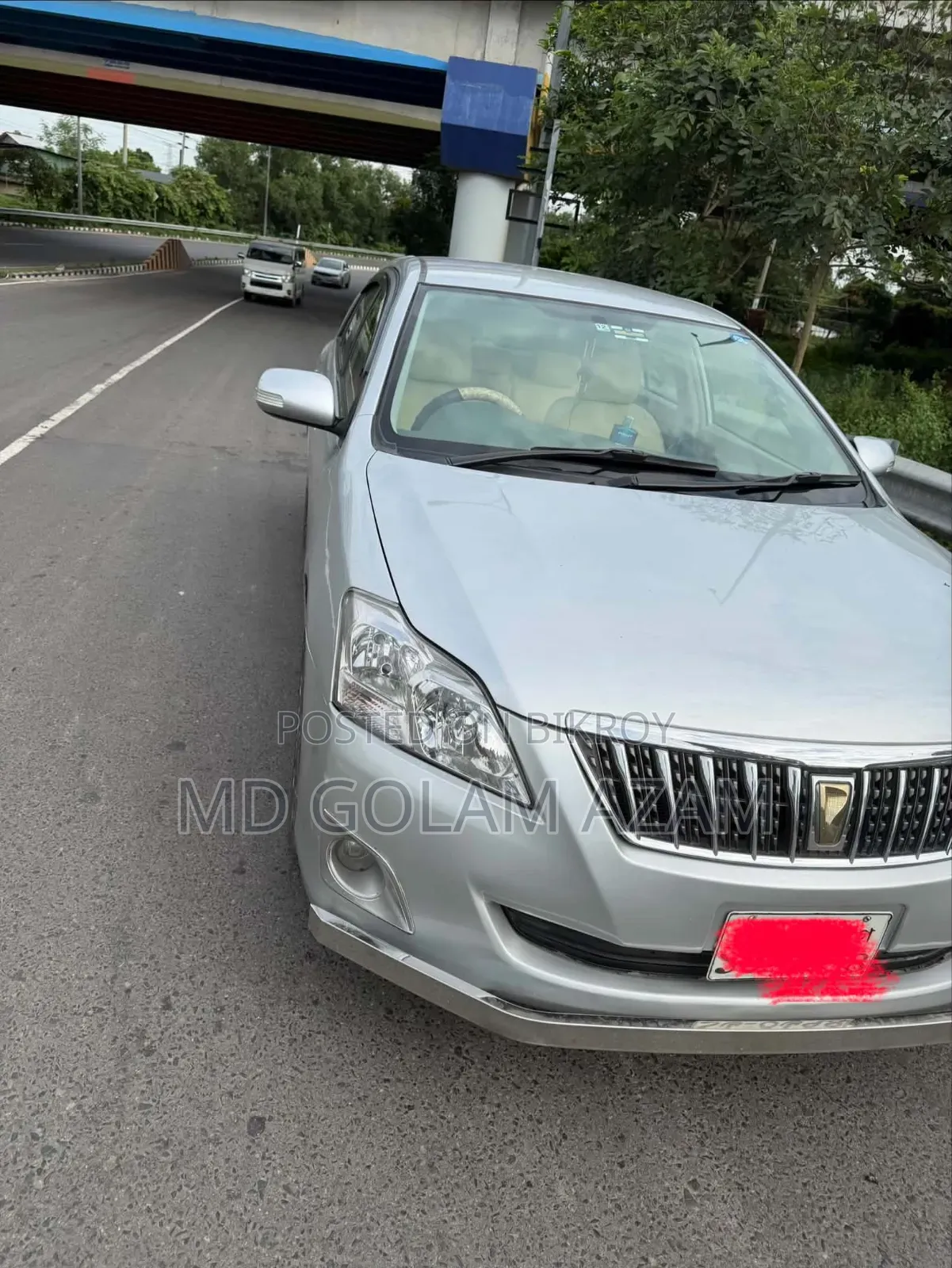টয়োটা প্রিমিও ২০১২ সিলভার