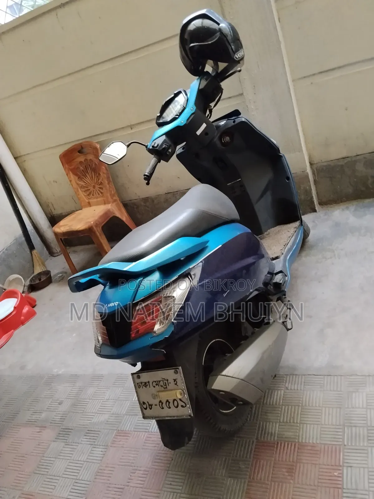 Hero Xoom 110 Xtec 2023 Blue