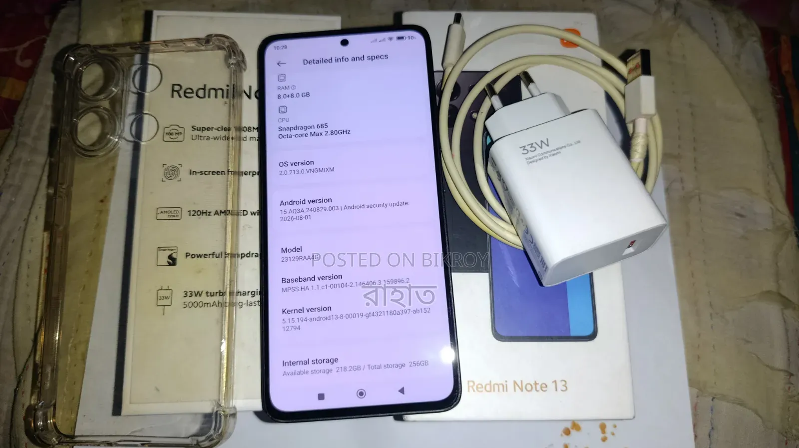 Xiaomi Redmi Note 13 256 GB Black