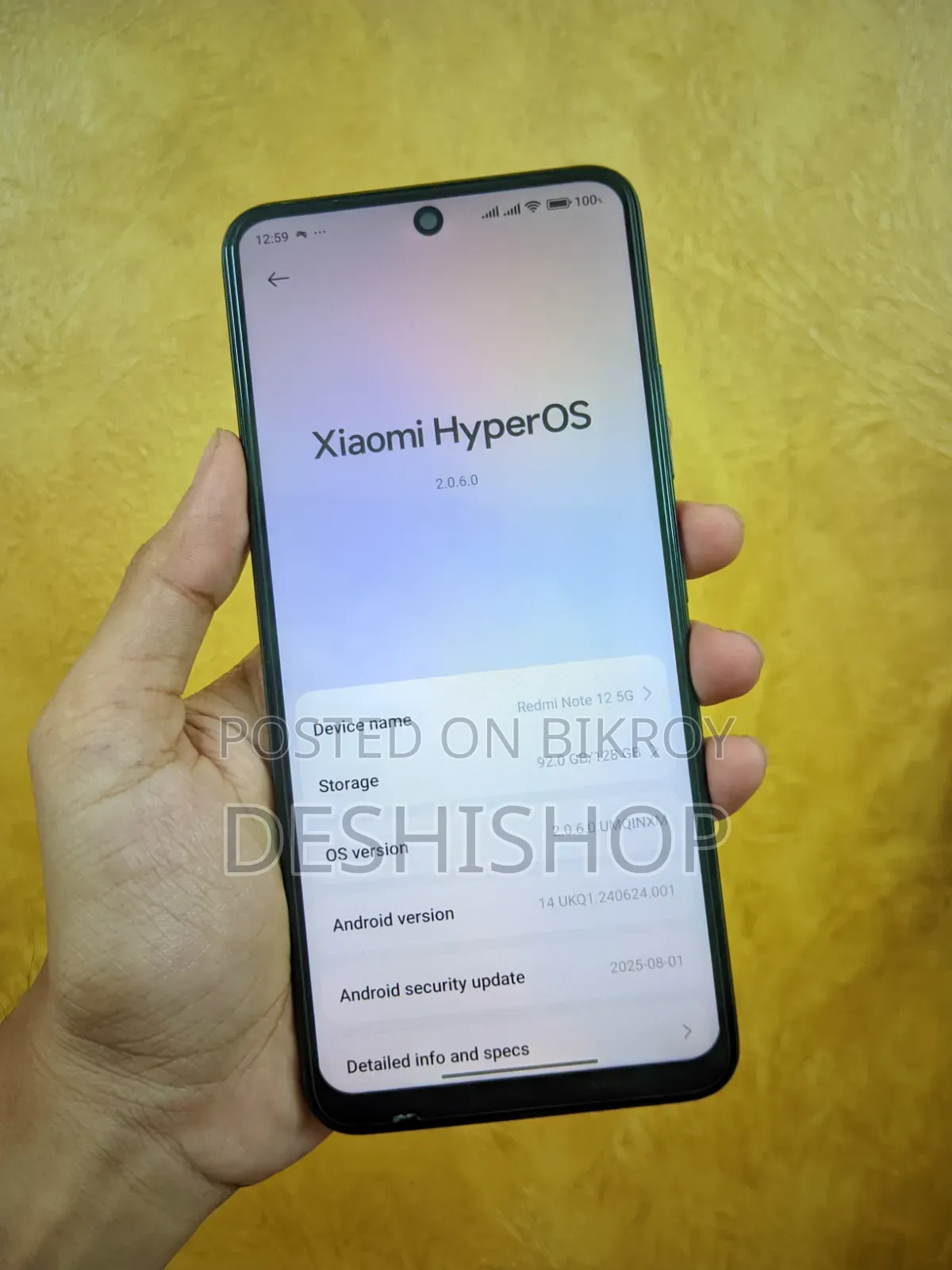 Xiaomi Redmi Note 12 128 GB Black