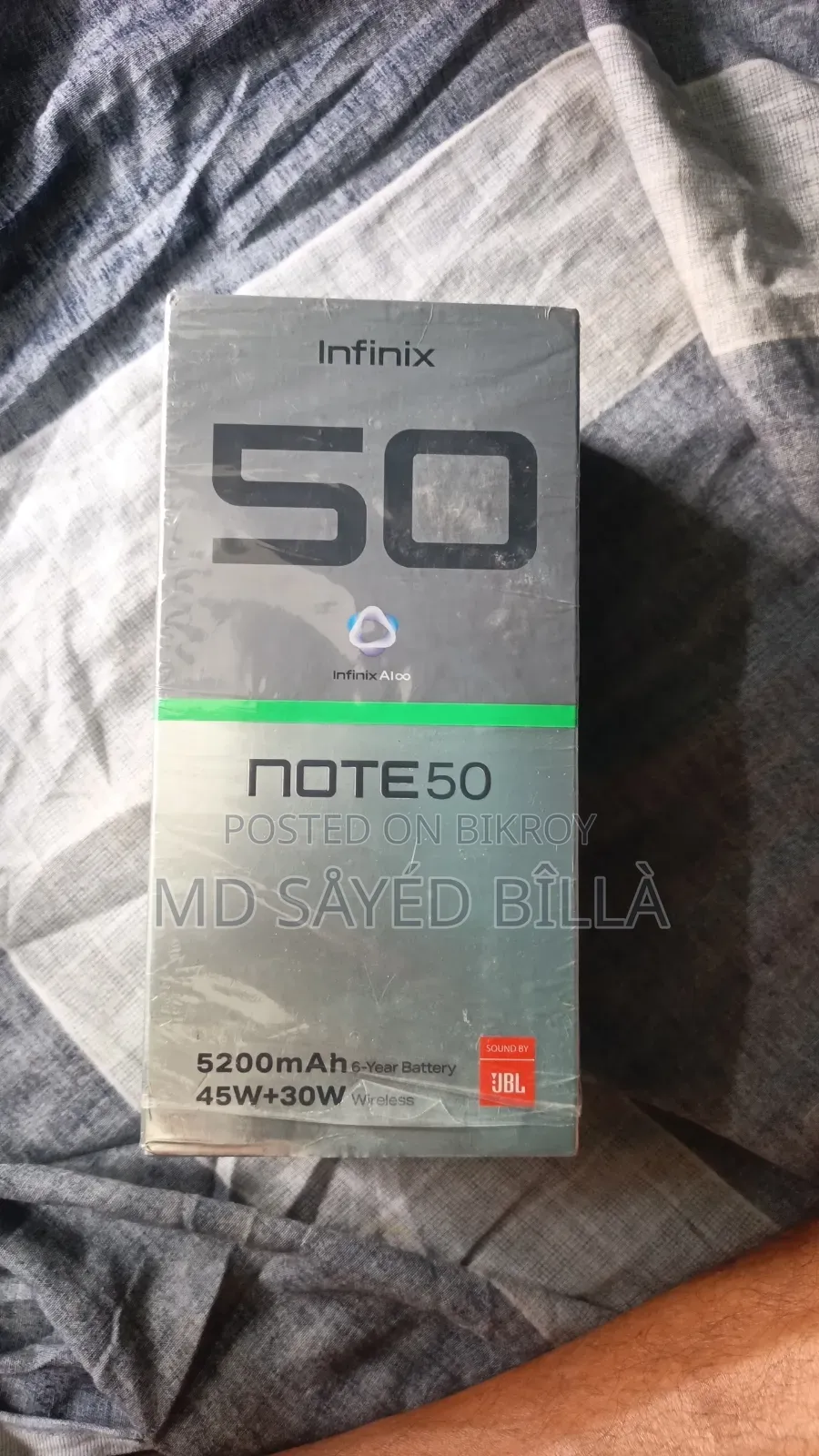 Infinix Note 50 4G 256 GB Black