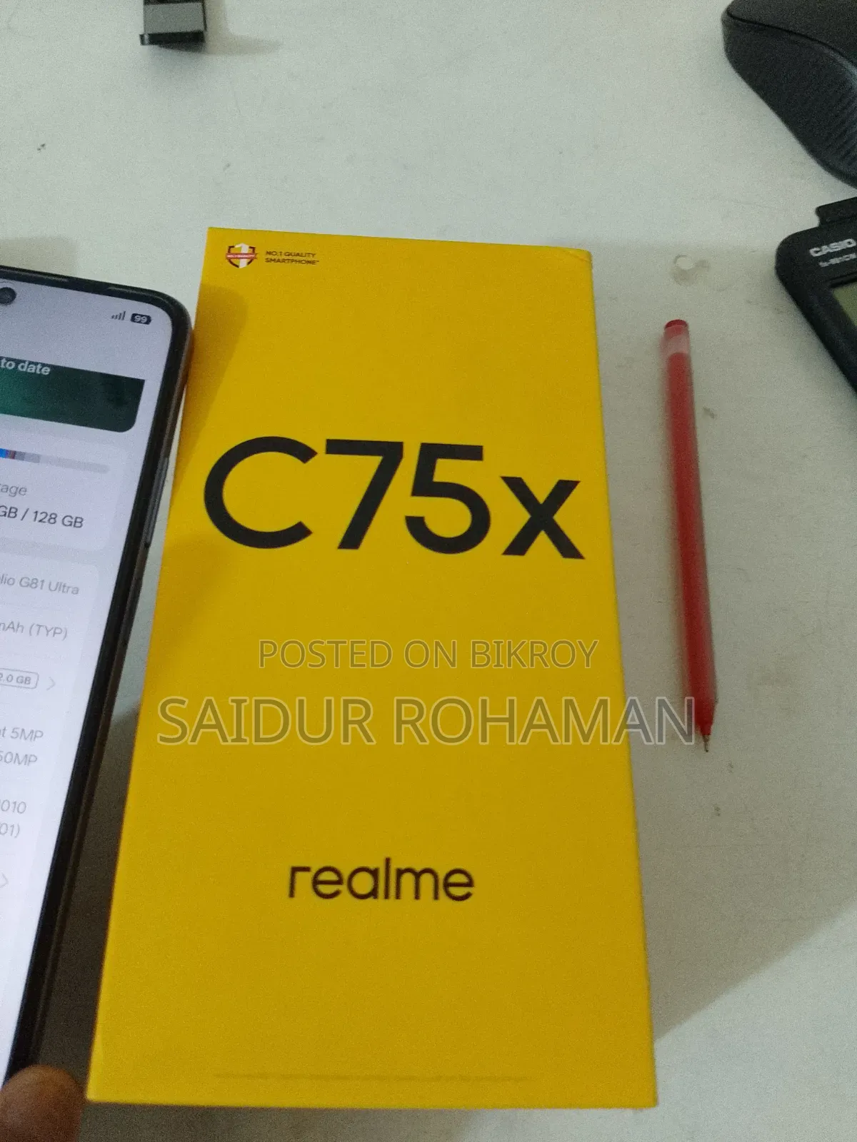 Realme C75x 128 GB Black