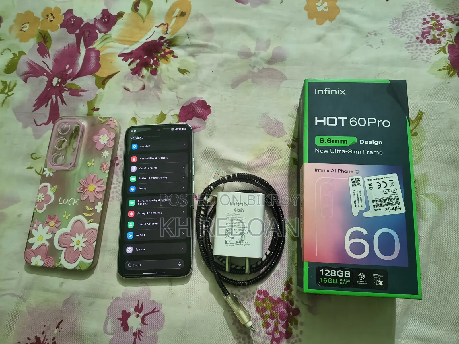 Infinix Hot 60 Pro 128 GB Gray