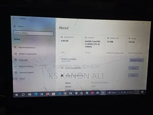 ল্যাপটপ ডেল ইন্সপায়রন ১৫ ৩০০০ ৪জিবি ইন্টেল কোর আই৩ এসএসডি ৫০০জিবি