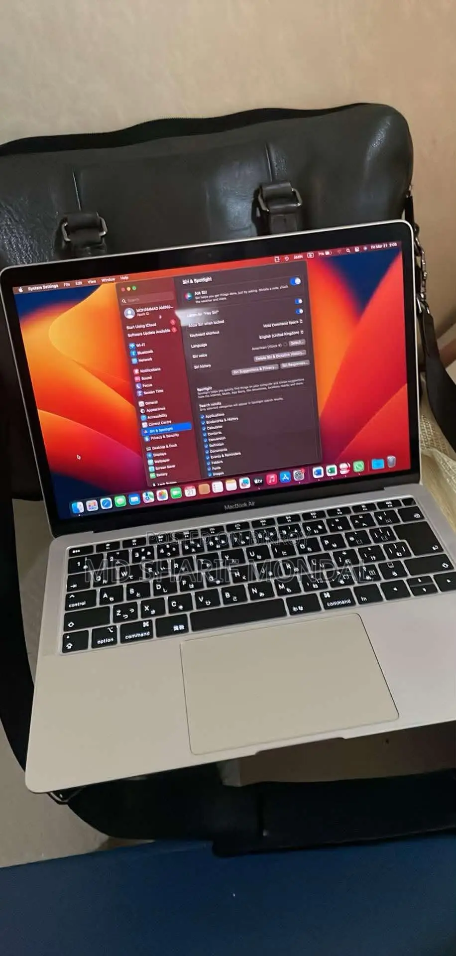 Laptop Apple MacBook Pro 2017 8GB Intel Core i5 SSHD+SSD 500GB