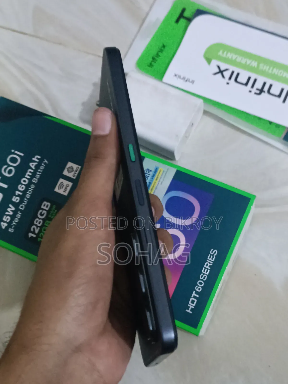 Infinix Hot 60i 128 GB Black