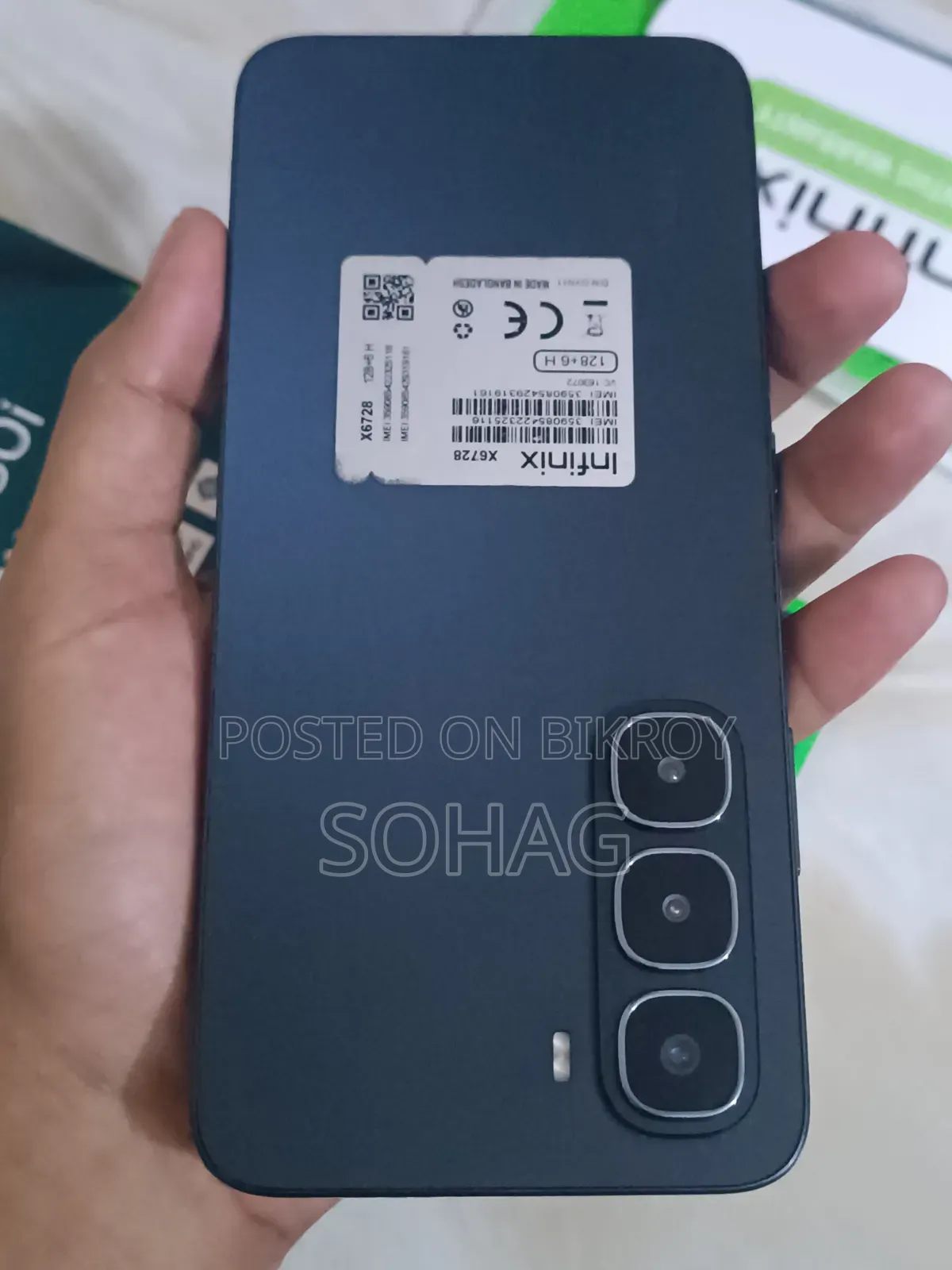 Infinix Hot 60i 128 GB Black