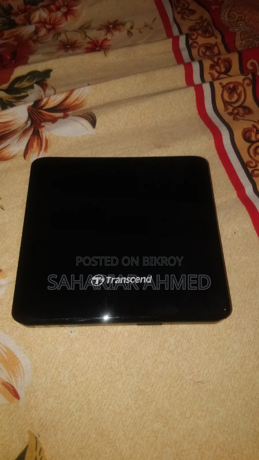Transcend Extra Slim Portable DVD Writer Optical Drive Black