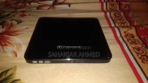 Transcend Extra Slim Portable DVD Writer Optical Drive Black