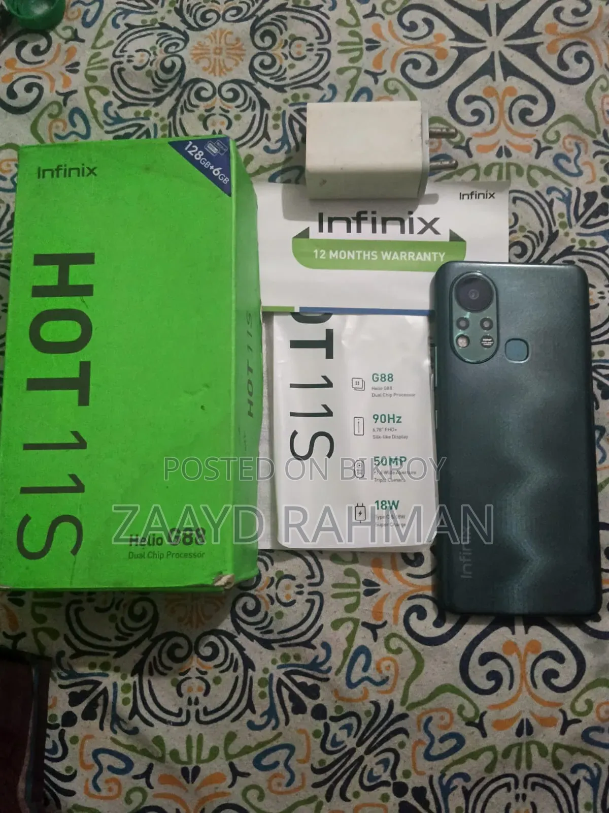 Infinix Hot 11s NFC 128 GB Blue