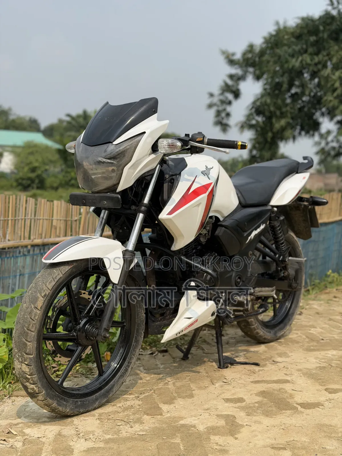 TVS Apache RTR 160 2V 2015 White