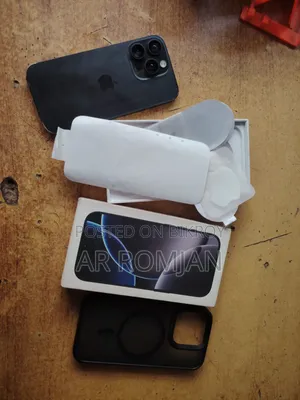 অ্যাপল আইফোন ১৬ প্রো ২৫৬ জিবি ব্ল্যাক