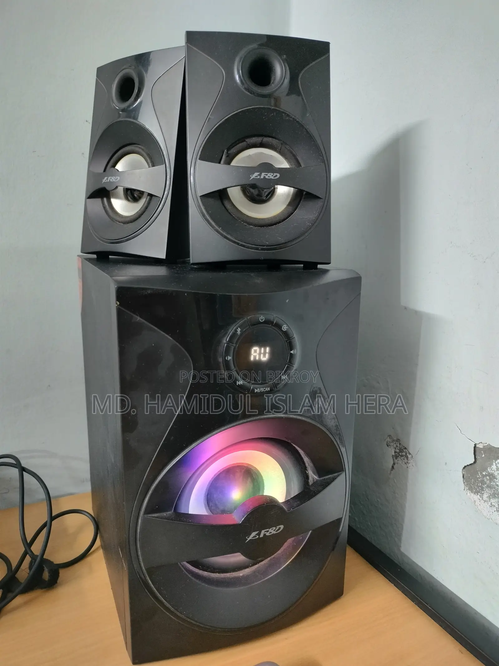 F&D F380 X 2.1 Channel Bluetooth Speakers