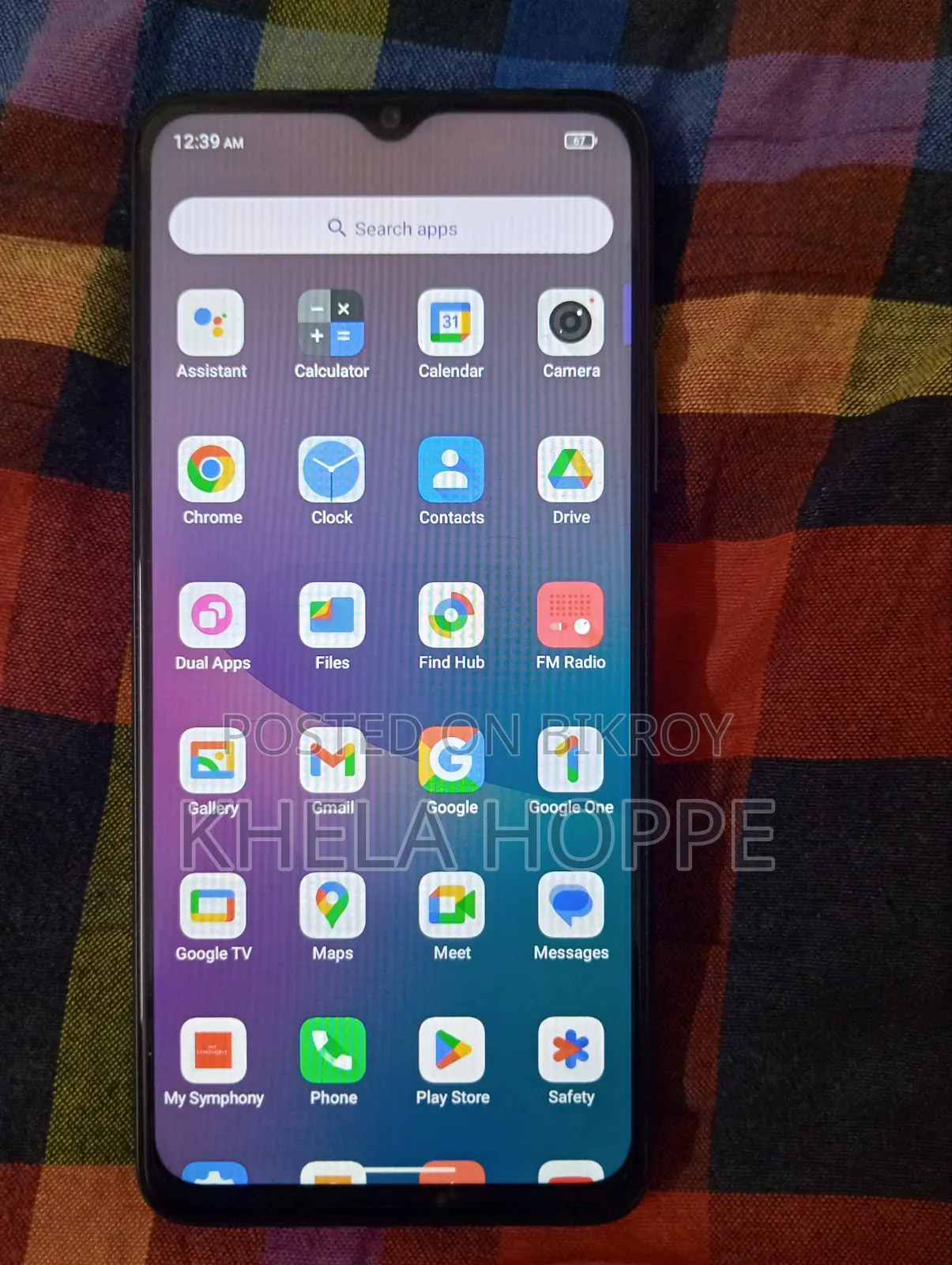 Symphony Max 60 64 GB Graphite
