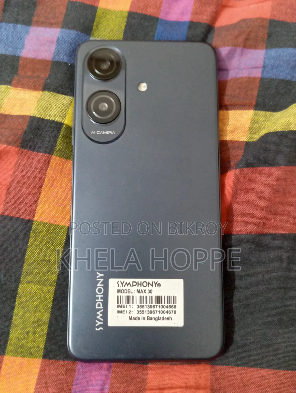 Symphony Max 60 64 GB Graphite