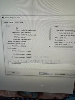 Desktop Computer Asus 8GB Intel Core i3 SSD 128GB