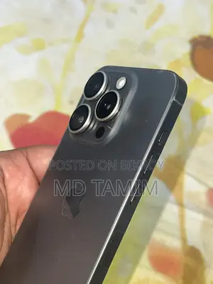 নতুন অ্যাপল আইফোন ১৫ প্রো ১২৮ জিবি ব্ল্যাক