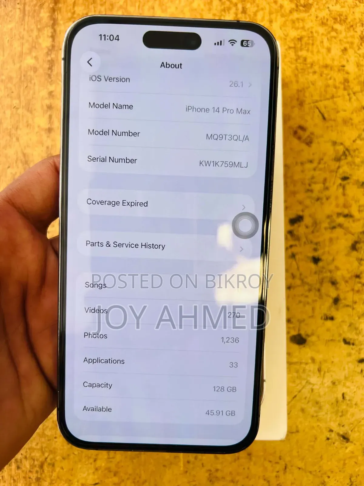 Apple iPhone 14 Pro Max 128 GB Purple