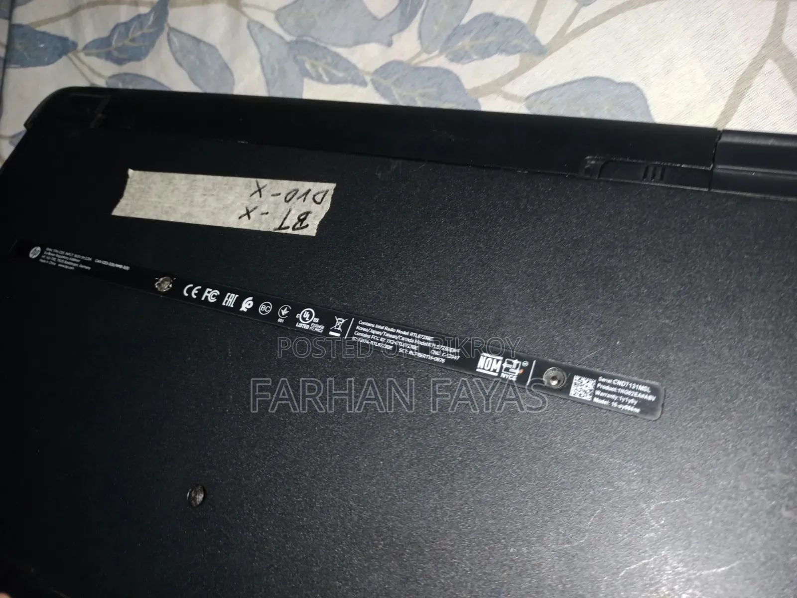 Laptop HP 15 4GB Intel Core i3 HDD 500GB