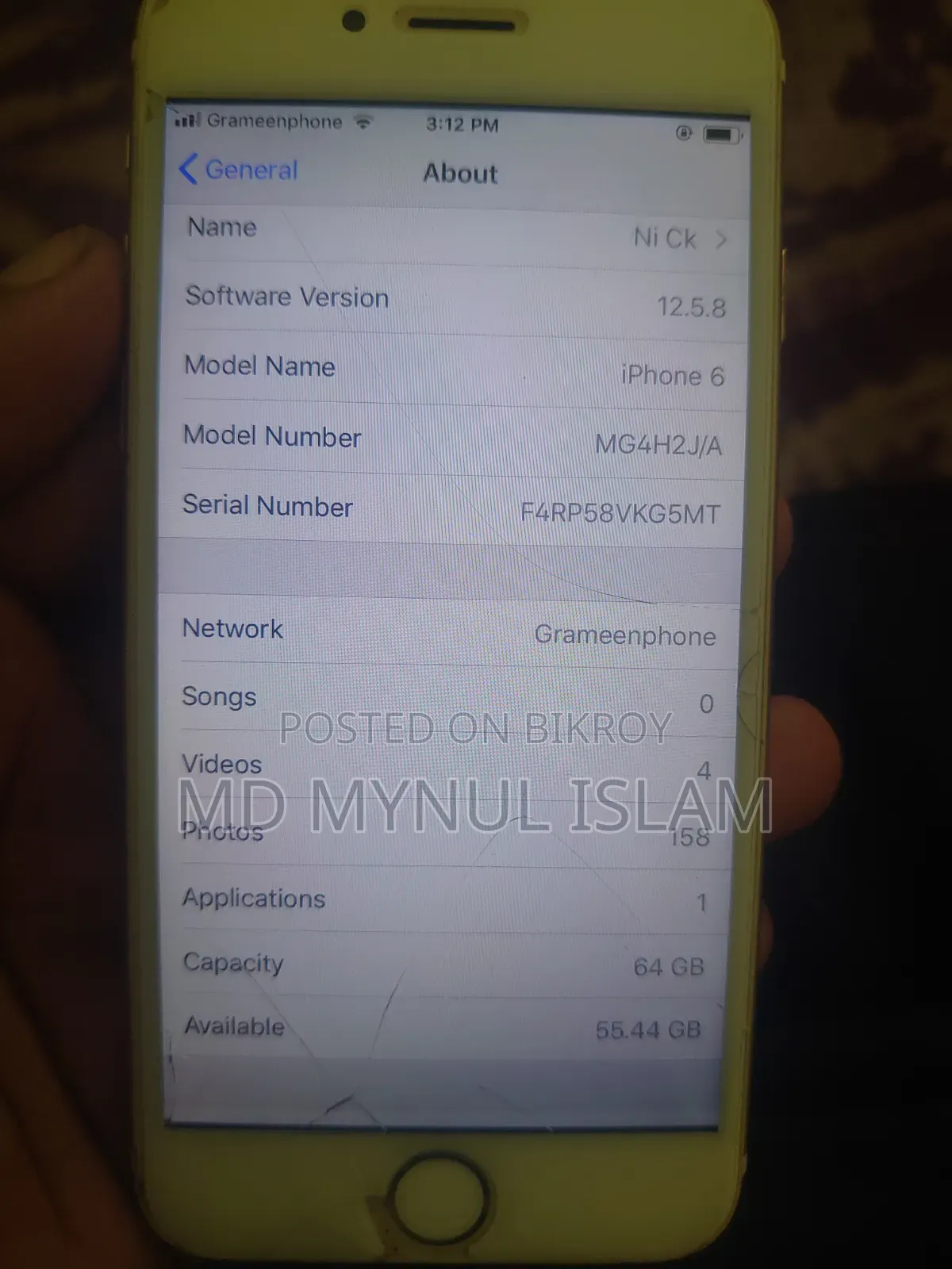 Apple iPhone 6 64 GB Silver