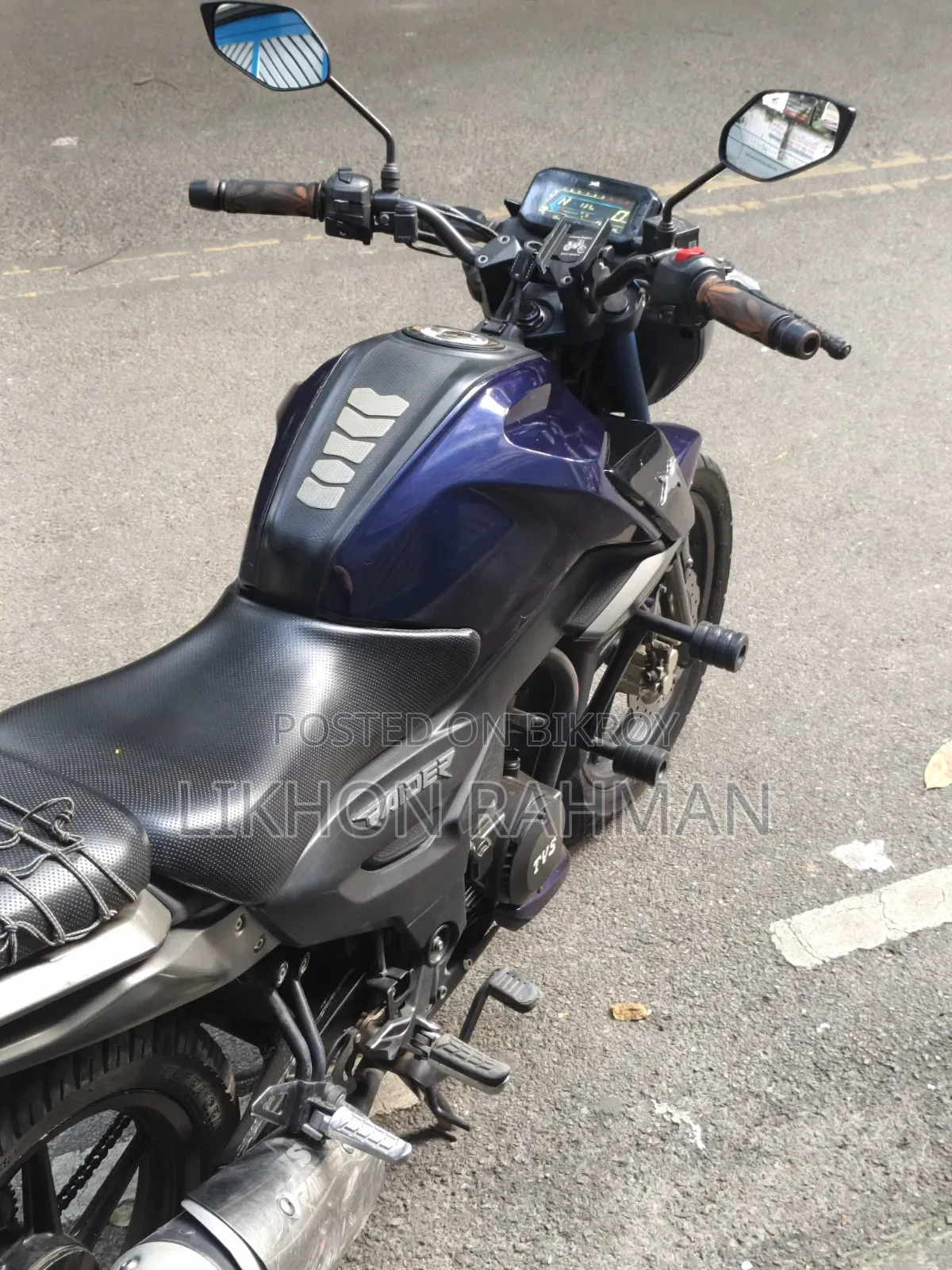 টিভিএস রাইডার ১২৫ ২০২২ নীল