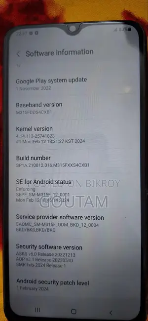 স্যামসাং গ্যালাক্সি এম৩১ ১২৮ জিবি ব্লু