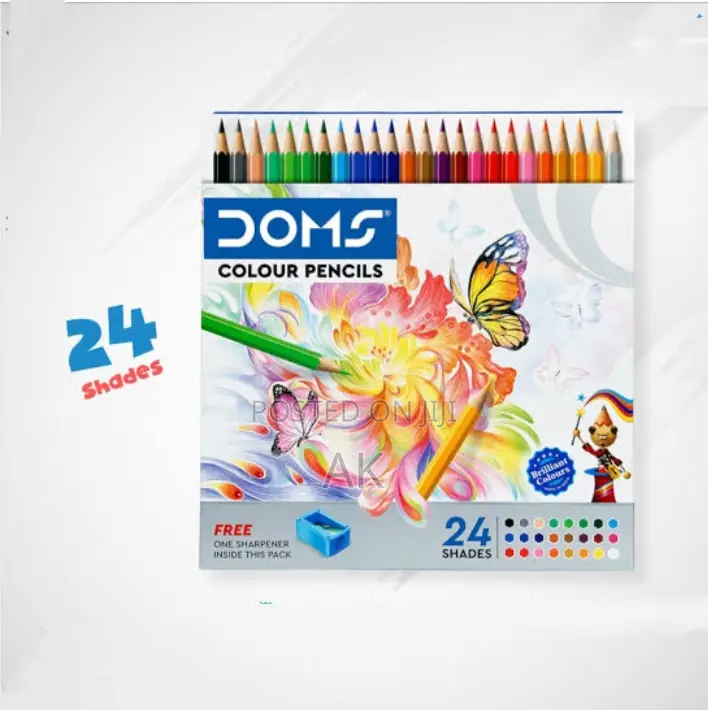 Doms Colour Pencil 24 PCS