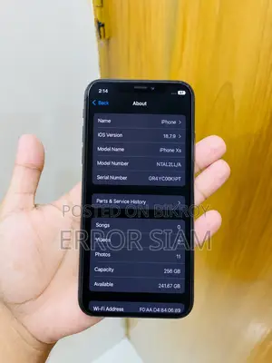 Apple iPhone XS 256 GB Black