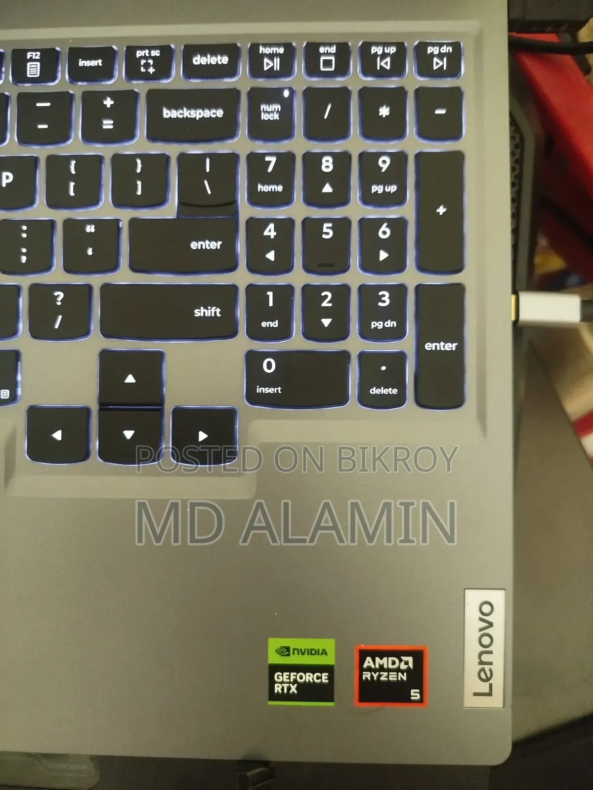 New Laptop Lenovo LOQ 15AHP10 16GB AMD Ryzen 5 SSD 512GB