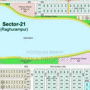 সেক্টর-২১ এ ৭৫ ফুট লেক ভিউ ৫ কাঠা উত্তরমুখী